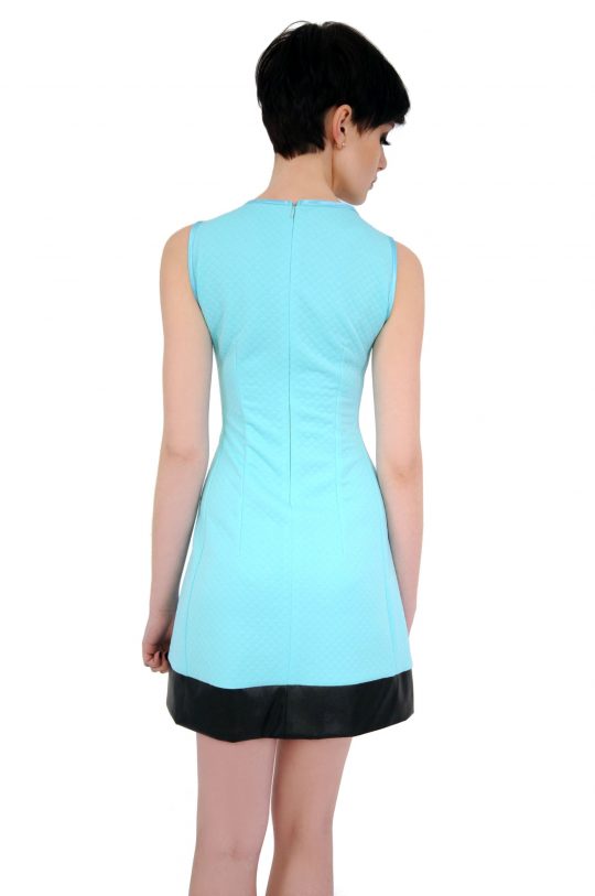 Emilie dress in turquoise
