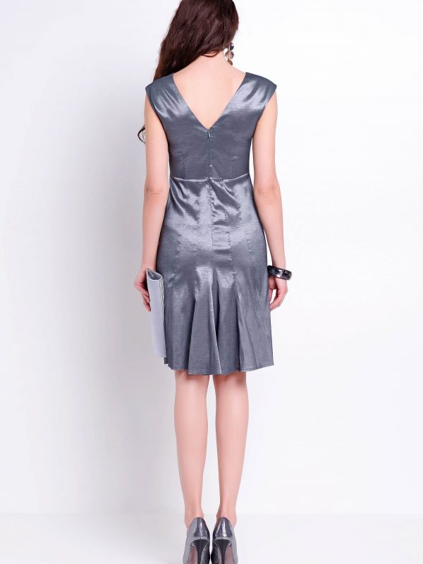Fiona dress in silver
