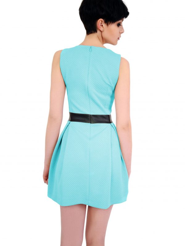 Madelaine dress in turquoise
