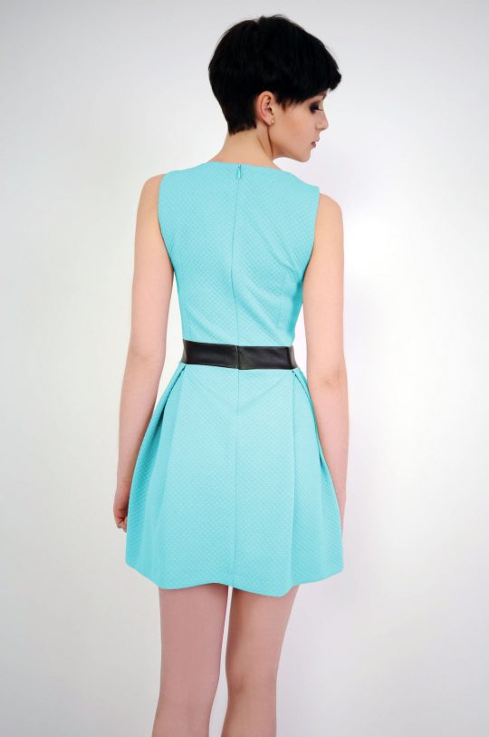 Madelaine dress in turquoise