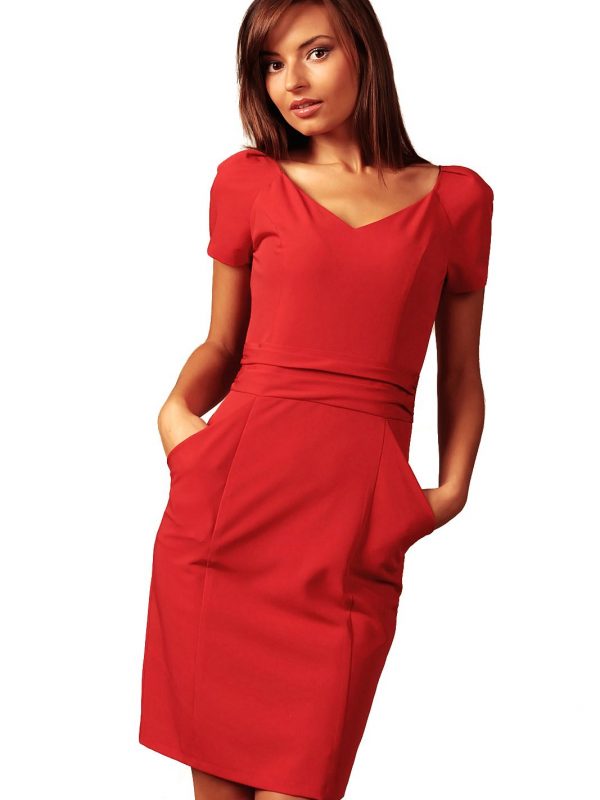 Sukienka Michelle w kolorze czerwonym