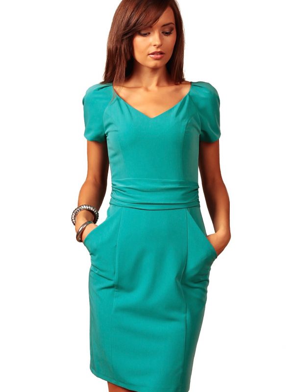 Sukienka Michelle w kolorze turkusowym