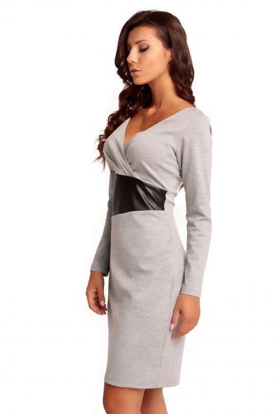 ORIANA KNITWEAR dress, gray