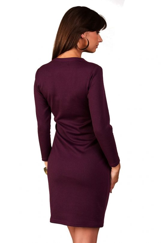 Rebeka dress in plum color
