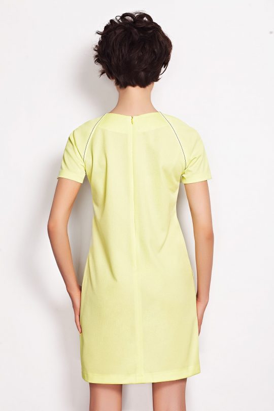 Lemon-colored Sendy dress