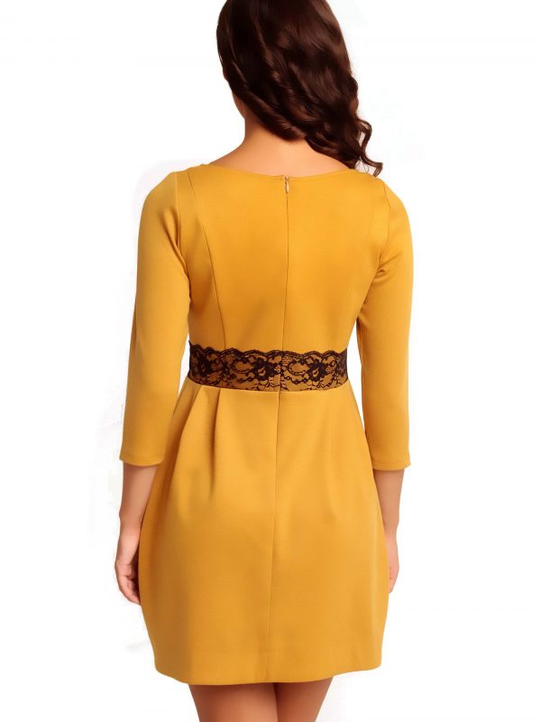 SOLANGE KNITWEAR dress, honey