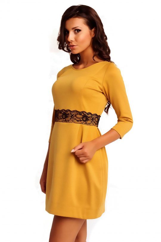 SOLANGE KNITWEAR dress, honey