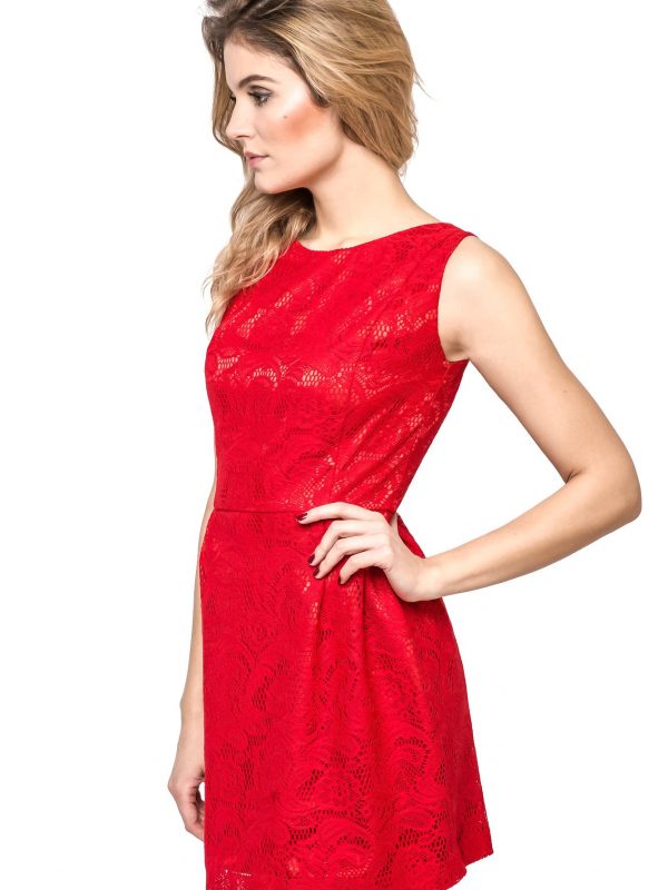 Sonia dress in red