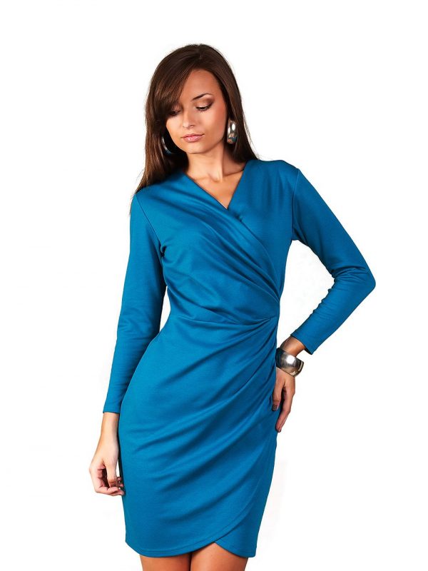 Sukienka Rebeka w kolorze paryski błękit