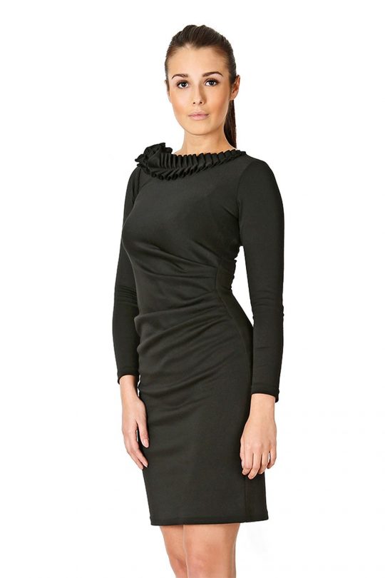Sara dress in black-Vera Fashion