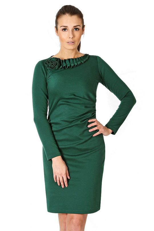 Sukienka Sara w kolorze zielonym